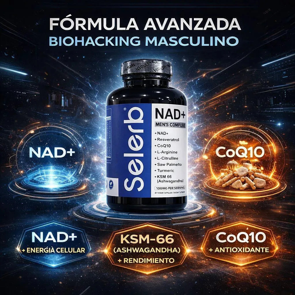 Suplementos NAD+ para impulsar la energía celular, apoyar el envejecimiento saludable y prevenir problemas de próstata: PROMOCION  PAGUE 1  LLEVE 2