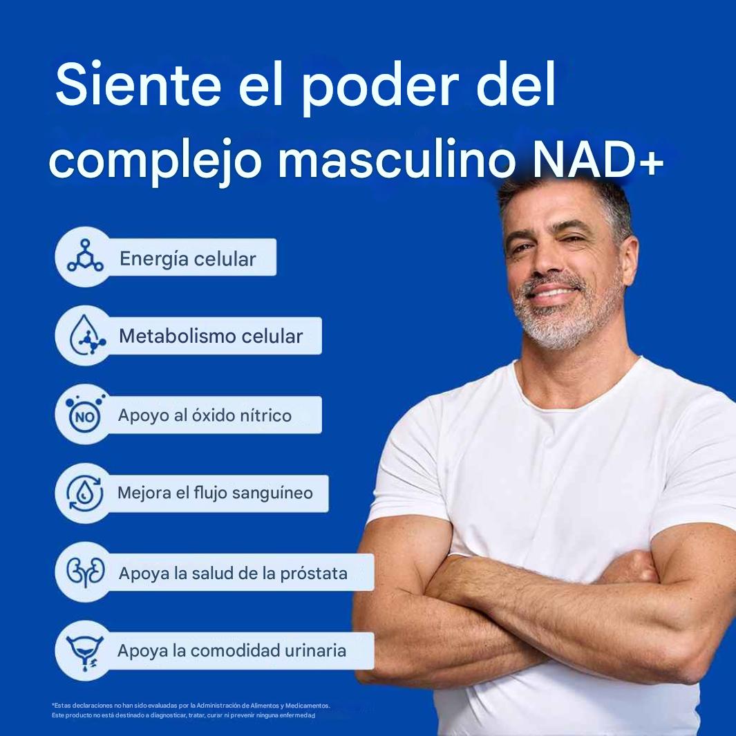 Suplementos NAD+ para impulsar la energía celular, apoyar el envejecimiento saludable y prevenir problemas de próstata: PROMOCION  PAGUE 1  LLEVE 2